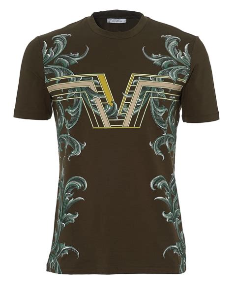 versace collection woven shirt mens|versace collection t shirts men's.